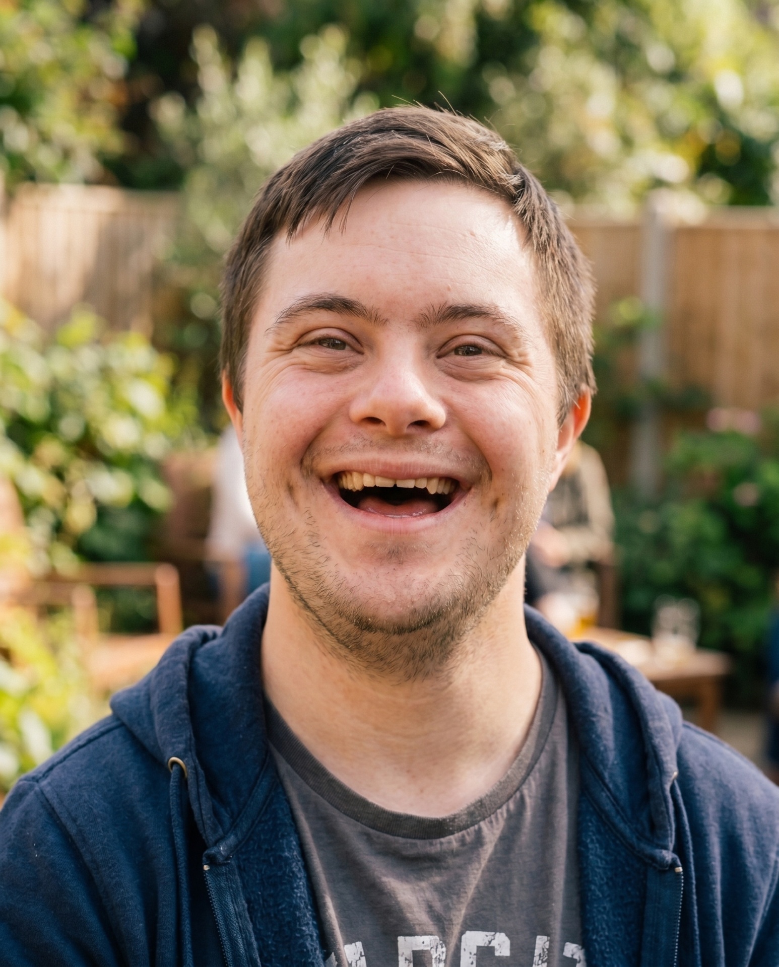 Bobby smiling